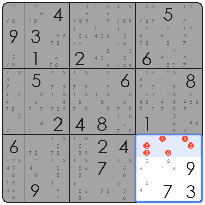 sudoku finned fish